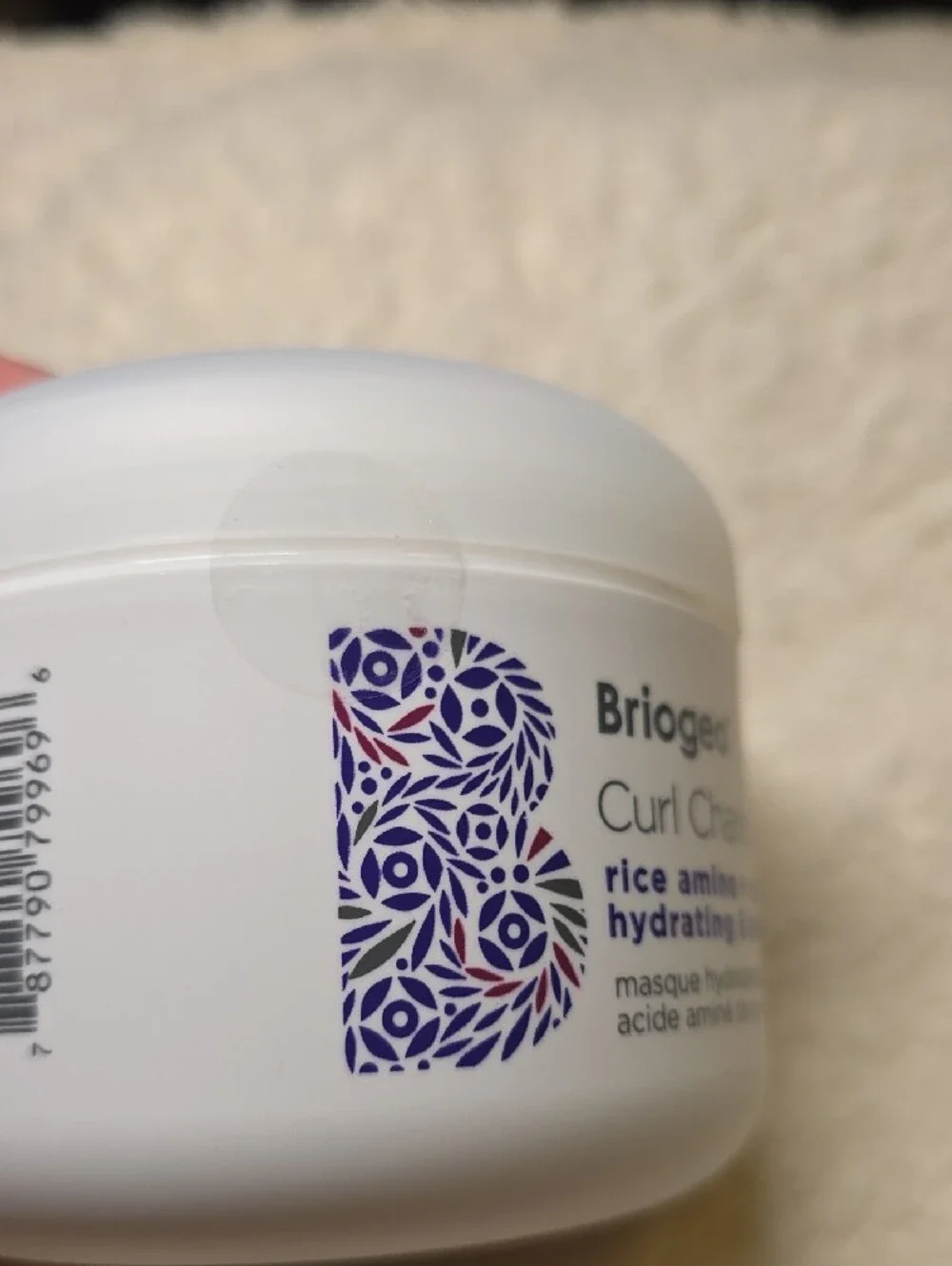Briogeo Curl Charisma Hydrating & Defining Mask - White with Purple Accent